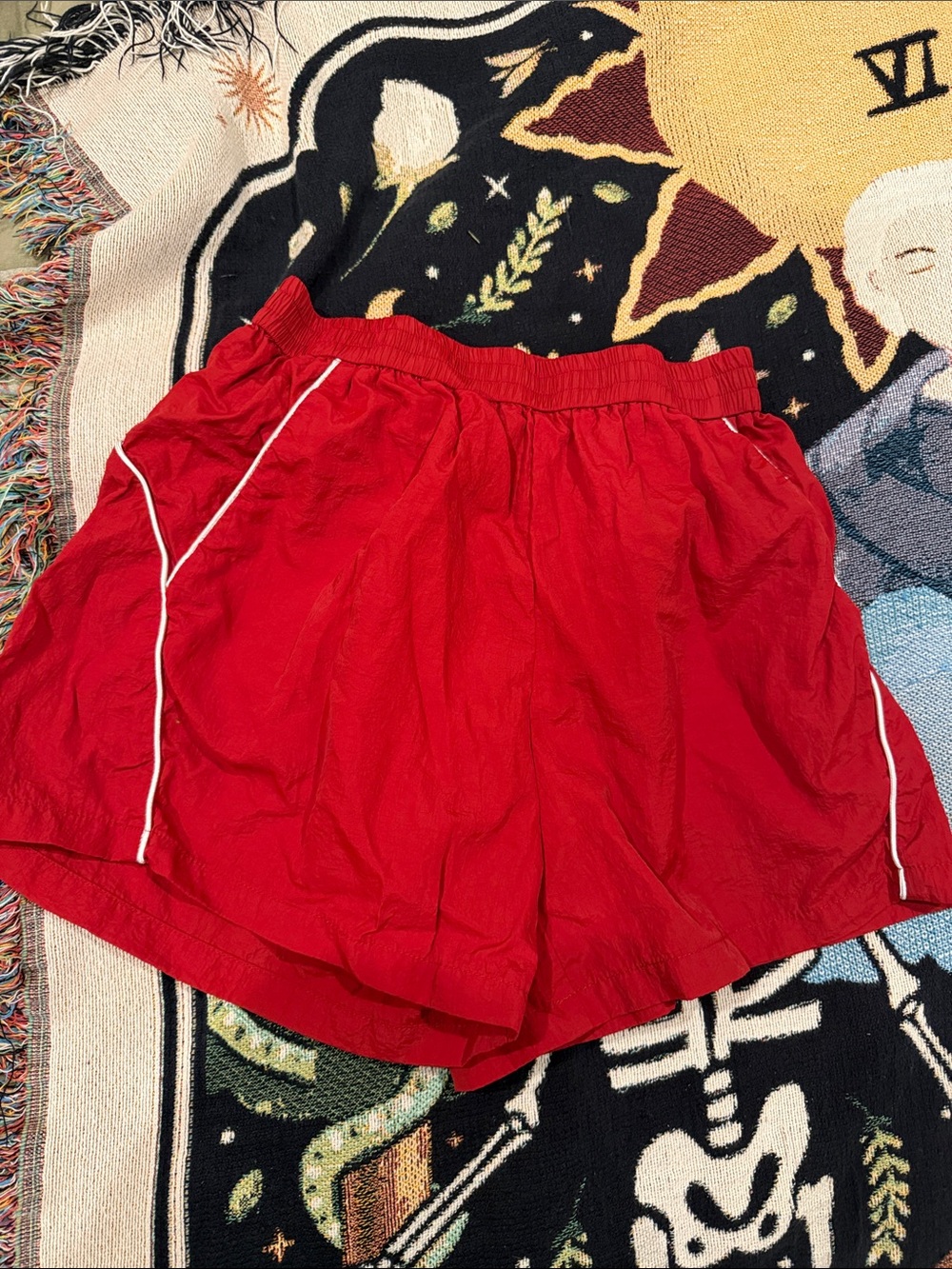Red Women's Athletic Shorts - Brand Unknown